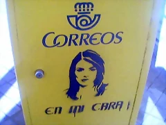 buzon de correos con la cara de Letizia