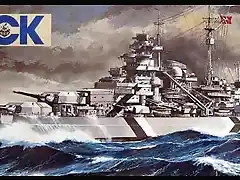 1978 - Tamiya 1-350 - Bismarck