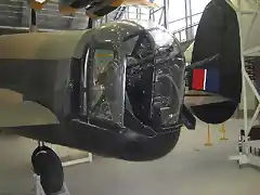 Torreta de cola de un Avro Lancaster de la RAF