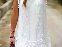 20 Looks Veraniegos con Vestidos blancos Ligeros (3)