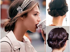Recogidos Cabello largo Griegos Variangte Recogidos Cabello largo Griegos Variangte