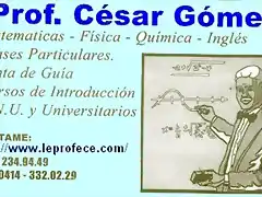 publicidad profesor cesar