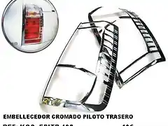 Embellecedor cromado piloto trasero rejilla.KGC-EPITR-128.Koreanautoimport