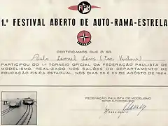 Certificado Autorama DEFE