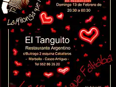 San Valentin Milonga en rojo