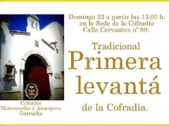 PRIMERA LEVANTA GARRUCHA