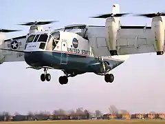 El predecesor del Osprey el Ling-Temco-Vought XC142A