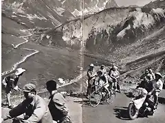 1955 - Tour. 8? etapa, Charly Gaul asciende el Galibier en solitario - copia