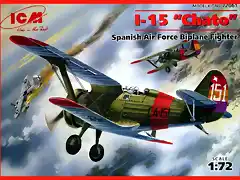 ICM - Polikarpov I-15-Chato - 1-72