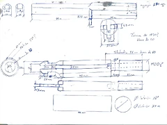 croquis del util de extractor de las camisas