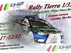 Cartel Rally Tierra 1-32-2