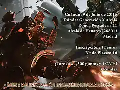 Cartel Torneo 40K_GenX