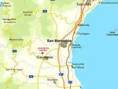 mapa San Borondn