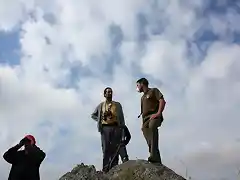 en la cima