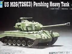 Trumpeter - US M26 - T26E3 - Pershing Heavy Tank - 1-72