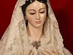 La Virgen del Triunfo con mantilla almuñecar