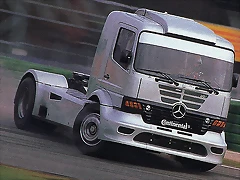 Mercedes test truck Mercedes test truck
