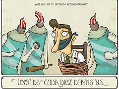 uno de cada diez dentistas