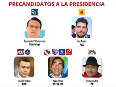 Ecuador-Precandidadtos-Presidencia