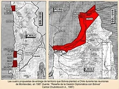 4 propuestas de Chile a Boliv, en 1987