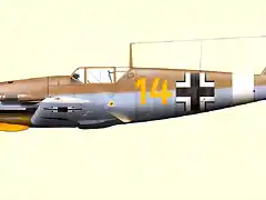 Messerschmitt-Bf-109F4Trop-3.JG27-Yellow-14-Hans-Joachim-Marseille-WNr-10137-Africa-21st-June-1942-0A