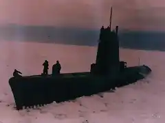 1 foto de SSBN, Simpson SS-21,a la antartida chilena,para filmar la pelicula VIRUS,en Enero de 1979,