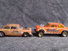 Bel Air 55 Gasser HW restaurado a rat rod - comparacin