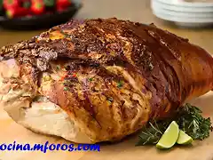 Pierna de puerco a la criolla