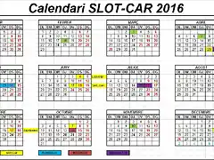 Calendari SLOT-CAR 2016-2