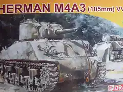 Dragon - M4A3 105mm VVSS - 1-72