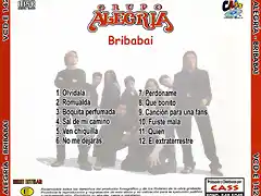 Alegria - Bribabai (2001) Trasera