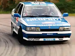 Renault 21 Turbo Gr N 1988 Tour de Corse Joyes AZUL NICOPRIVE 01