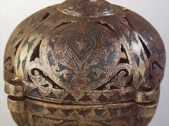 incensario, segundo cuarto del XII, taller catalan o castellano a la manera de Limoges. Museo de arte de Catalu?a incensario, segundo cuarto del XII, taller catalan o castellano a la manera de Limoges. Museo de arte de Catalu?a