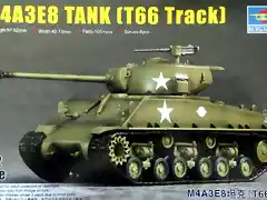 Trumpeter - M4A3E8 Sherman (T66 Track) - 1-72