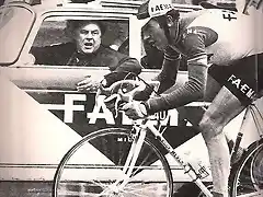 1969 - Tour de Flandes. Ataque a 70 km de meta con la oposici?n de su director