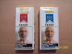 Cigarrillos chilenos marca Derby.