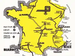 TdF '72 - mapa