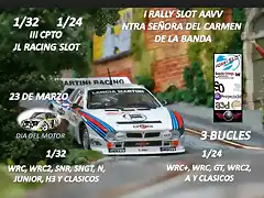 CARTEL 2 RALLY SLOT LA BANDA