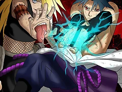 Deidara_VS_Sasuke_by_NJung