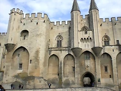 parte del palacio de los papas
