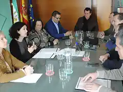 Comision cesion dinero a pueblos de Huelva