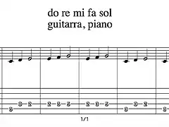 doremifasol guitarra piano