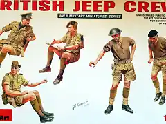 Miniart - British Jeep Crew - 1-35