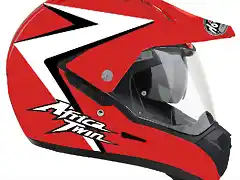 casco rojo