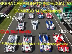 1ª carrera 1/32 LMP