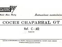 C40 - Chaparral GT - 1 C40 - Chaparral GT - 1