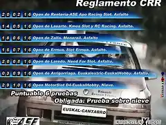 Cartel Campeonato Euskal-Cantabro de Rallyslot