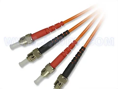 ST-ST Multimode Duplex Fiber Optic Patch Cable ST-ST Multimode Duplex Fiber Optic Patch Cable