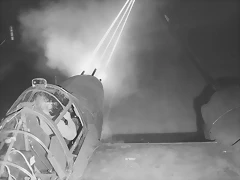 Pruebas nocturnas de tiro de un P-38 Ligthing en la WWII Pruebas nocturnas de tiro de un P-38 Ligthing en la WWII