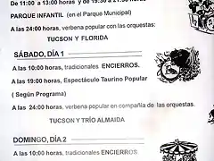 programa de fiestas 2